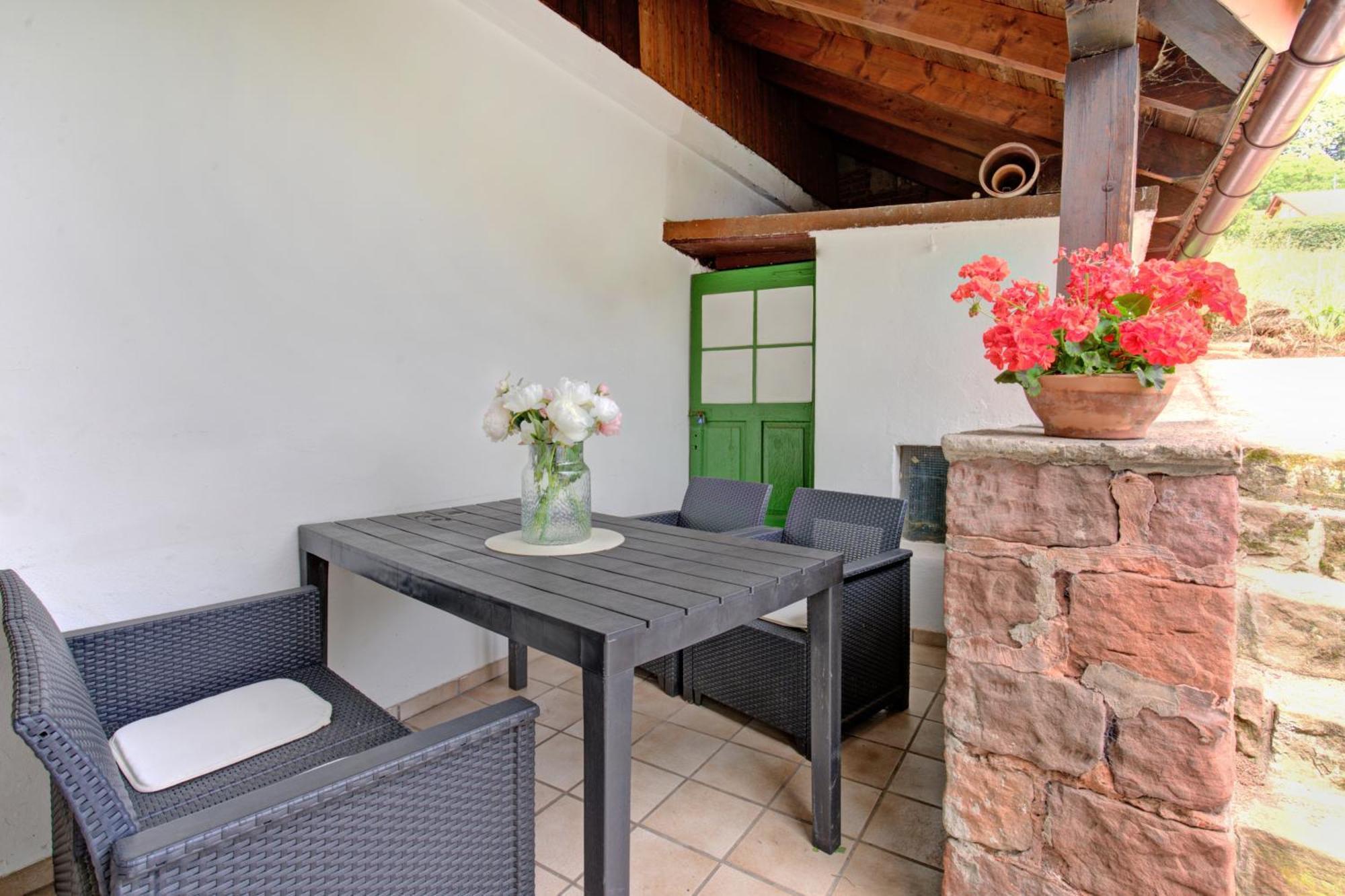 Ferienhaus Storchenblick Bann Exterior photo